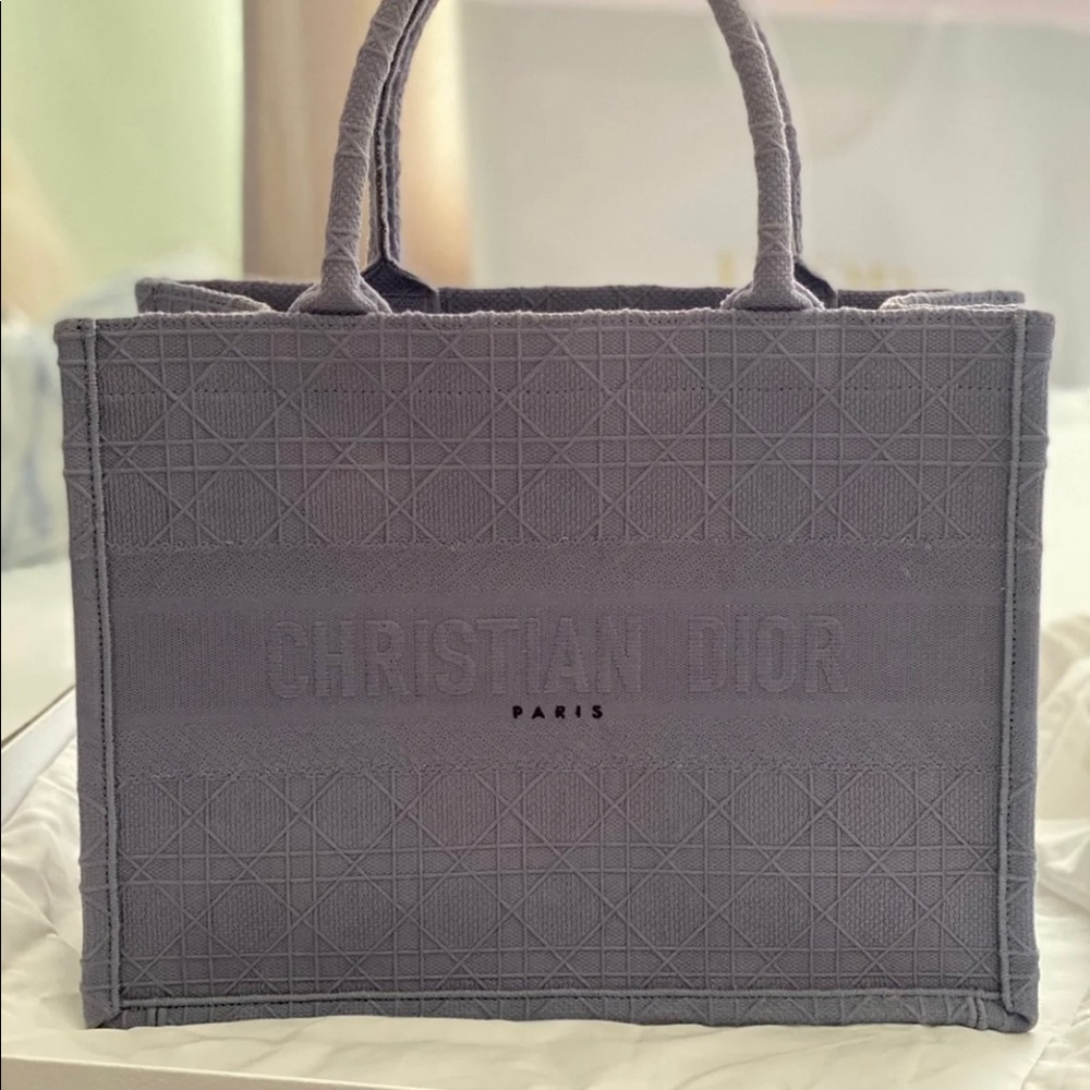 Christian Dior small tote bag blue